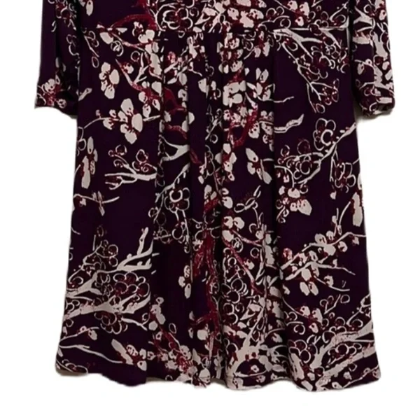 VIVIENNE TAM Dress, Plum Combo Color, Size Large - Picture 7 of 7